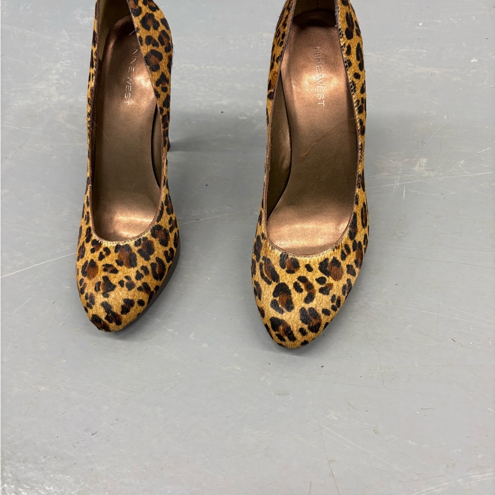Nine West Leopard Print Heels
